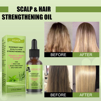 Rosemary Mint Hair Growth Oil – Scalp Massage & Thickening Care